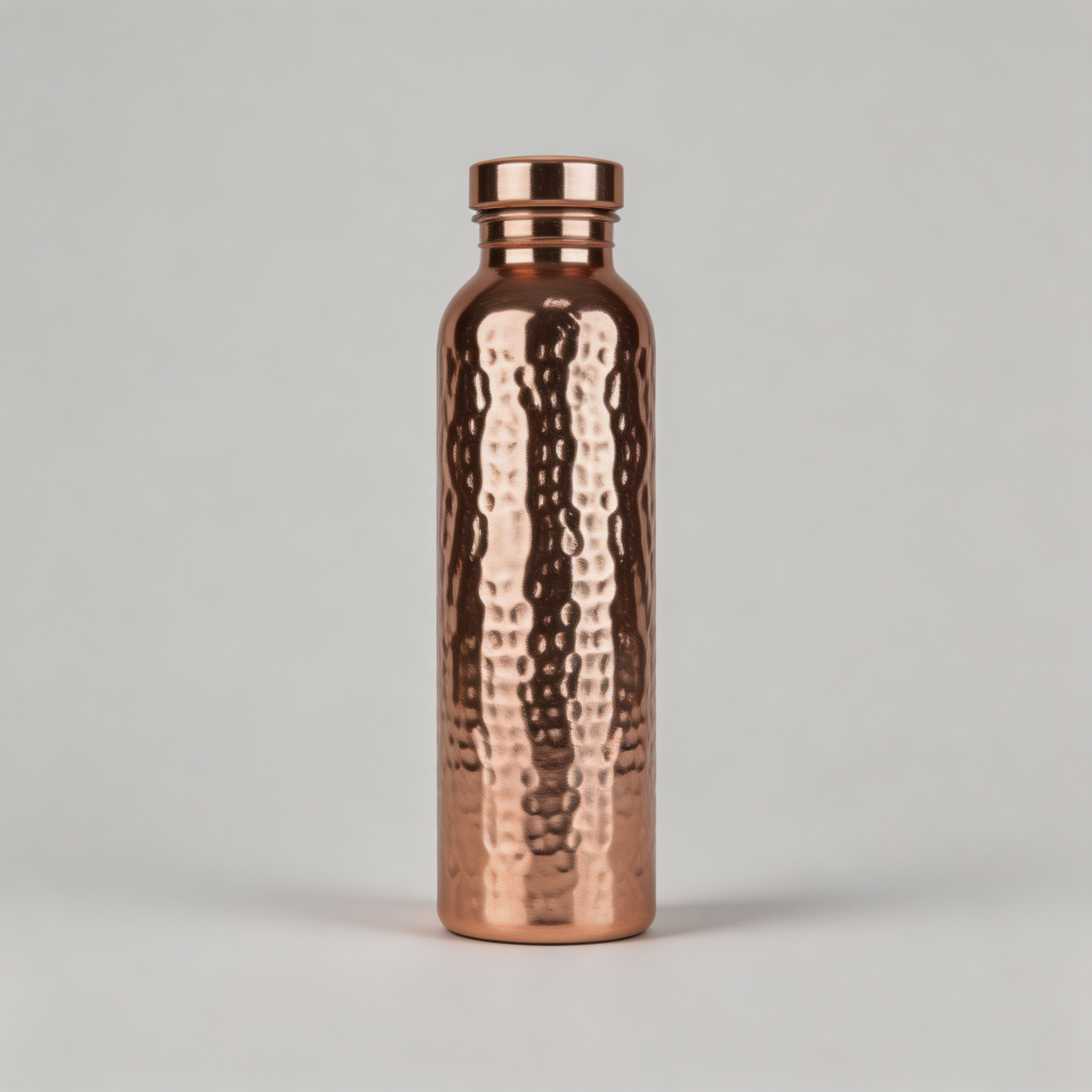 Hammered Pure Copper Water Bottle 950ml