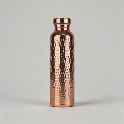 Hammered Pure Copper Water Bottle 950ml